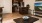 a living room with a tv and couches